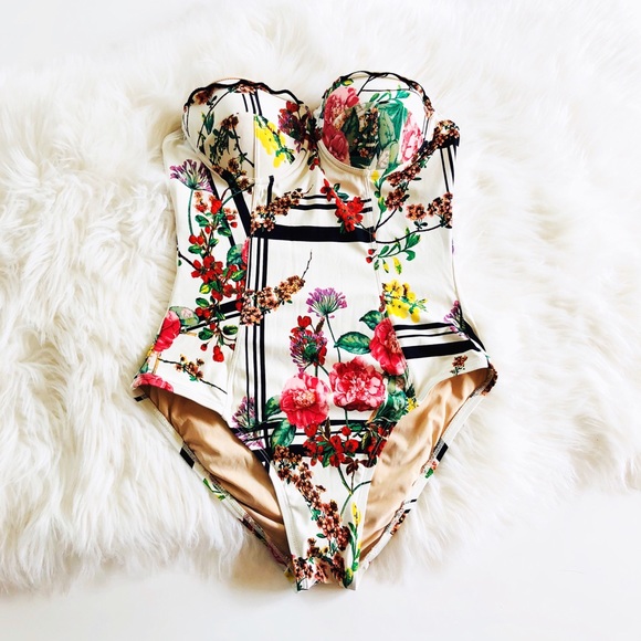 Anthropologie Other - Mermaid strapless one piece
